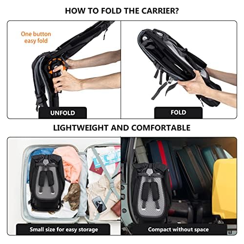 AUCT 23103 - $129 Baby Backpack Carrier, Safe Toddler Hiking Backpack Carrier Camping Child Carriers wi - Image 3