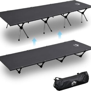 AUCT 23081 - $90 Night Cat Camping Cot Bed - Portable Folding Sleeping Cots for Adults 1-Person Outdoor