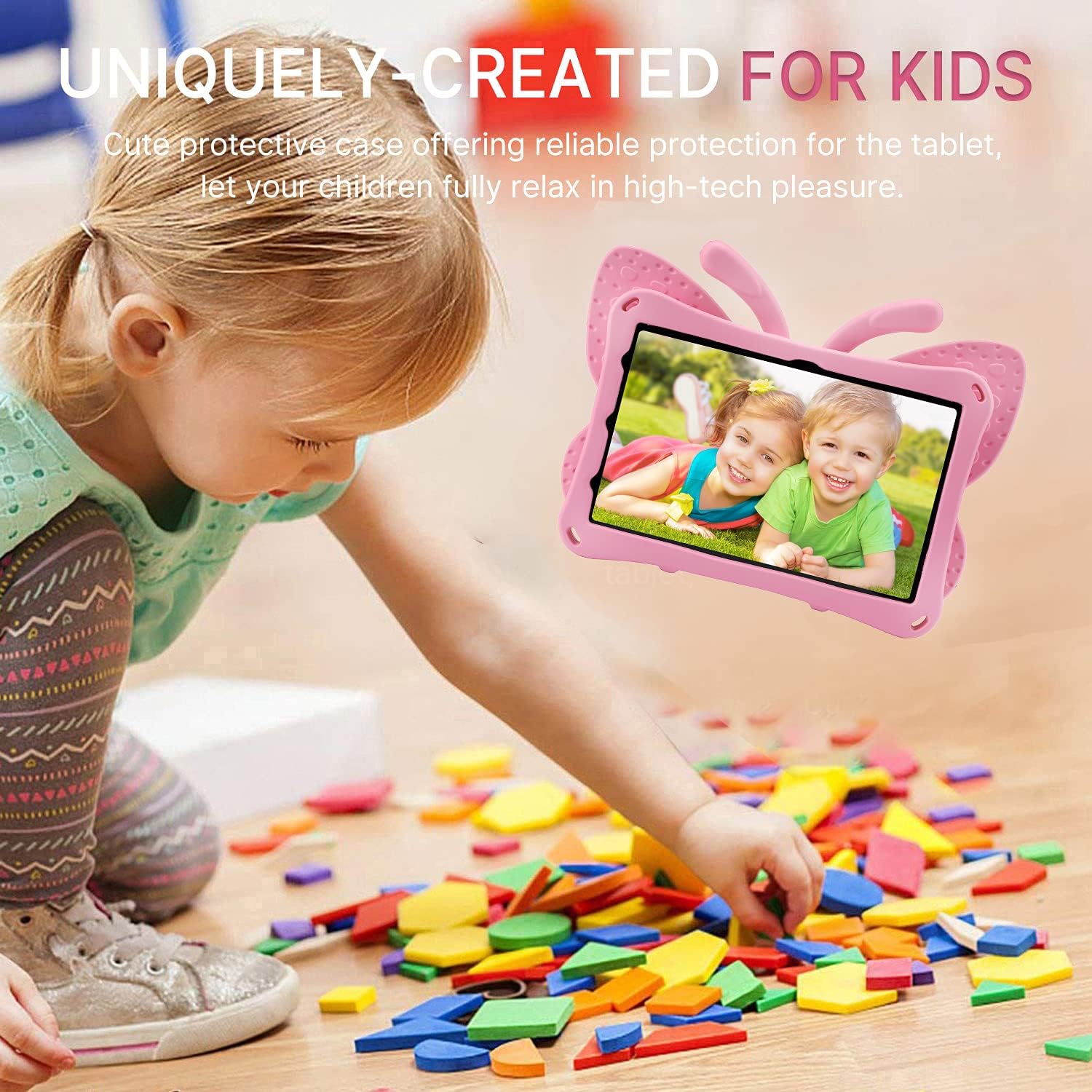 AUCT 22789 - Kindle Fire HD 10 Kids Pro Tablet Case Fire HD10 2021 2023 10.1 11th 13th Generation Butte - Image 3