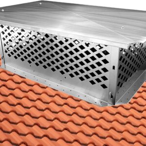 AUCT 22946 - $180 Chimney Cap, 17" x 41", All Stainless Steel Structure