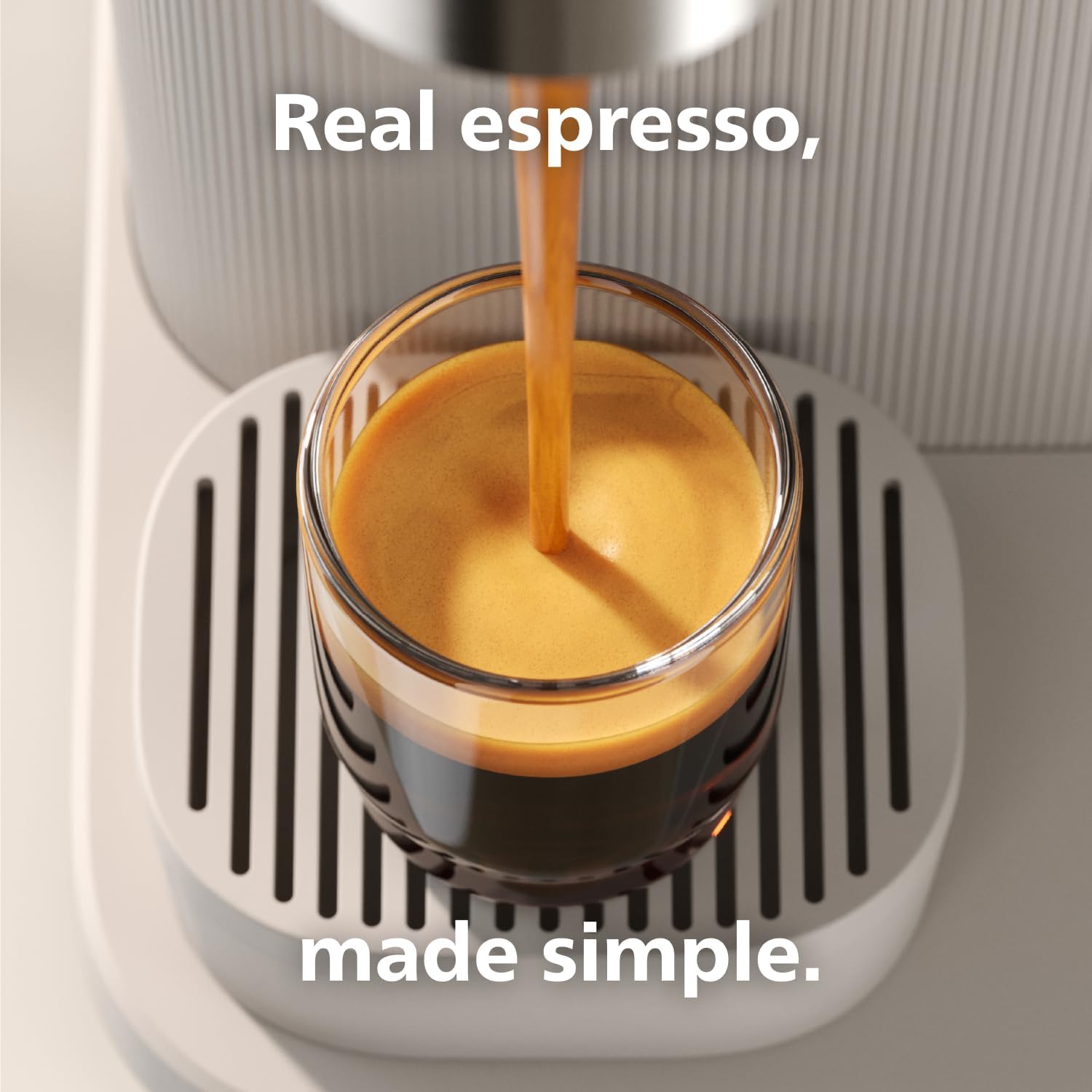 AUCT 23236 - $300 PHILIPS Baristina Espresso Machine, Grinds, Tamps & Brews, Natural White - Image 2