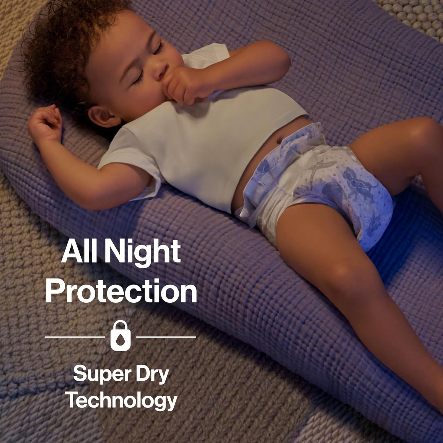 AUCT 22916 - The Honest Company Overnight Diapers, Cozy Cloud, Size 3, 52 Count - Image 2