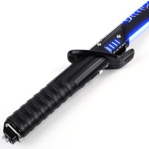 AUCT 23188 - $104 PKSTVB Darksaber Lightsaber, Dueling Dark Saber Motion Control 39 Sets Sound Effects