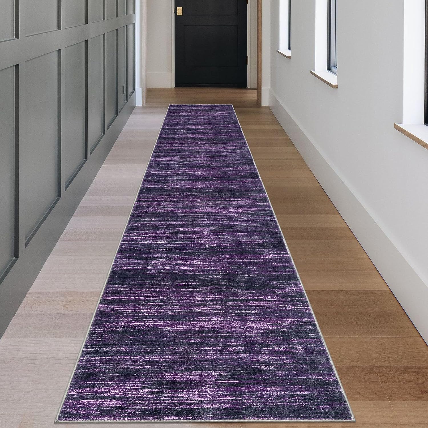 AUCT 24925 - $65 2.6x18 Washable Runner Rug, Non Slip Area Rug for Hallway Kitchen - Image 4