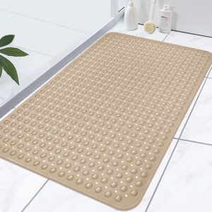 AUCT 24098 - Extra Large Shower Mat, Yonala 47.2 x 31.5 Inch Non Slip Shower Mats for Inside Shower wit