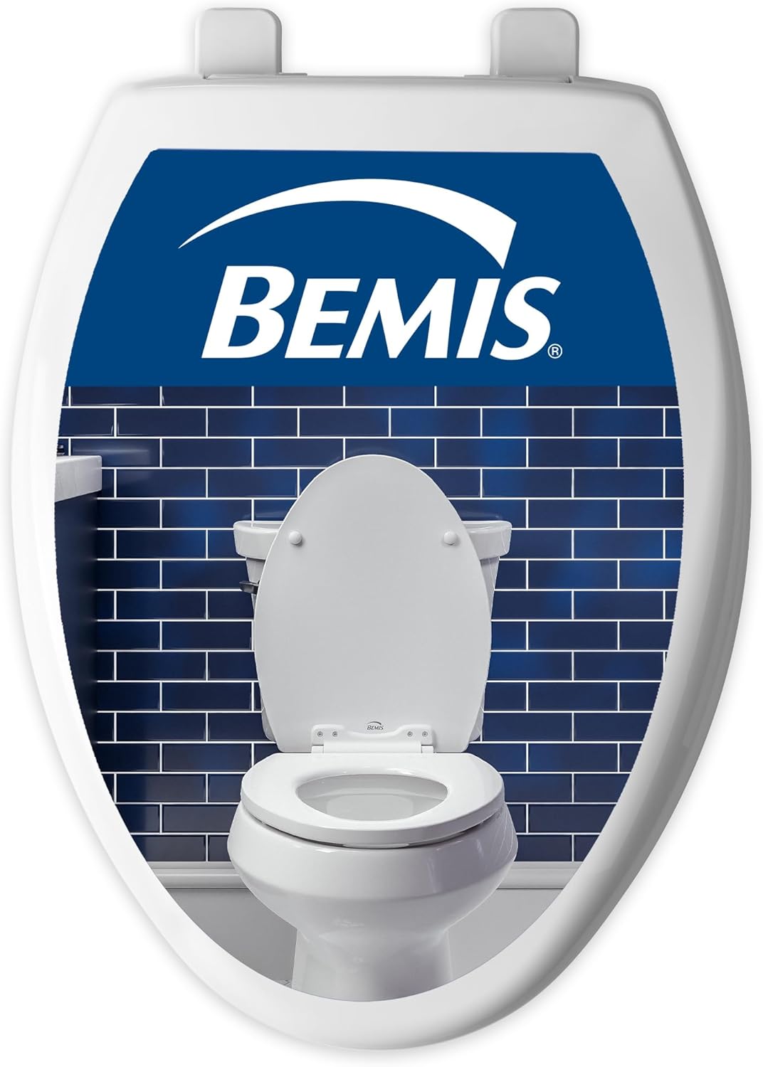 AUCT 23184 - Bemis 170 Durable Plastic Toilet Seat, Elongated, White