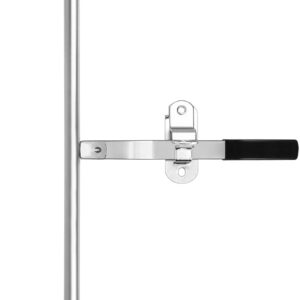 AUCT 22976 - QWORK Cargo Trailer Cambar Cam Bar Lock, 36" Trailer Door Latch, Zinc Plated, Folding Ramp