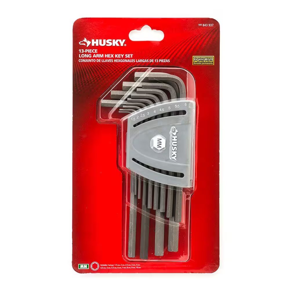 AUCT 23160 - Long Arm Hex Key Set, MM (13-Piece) - Image 3