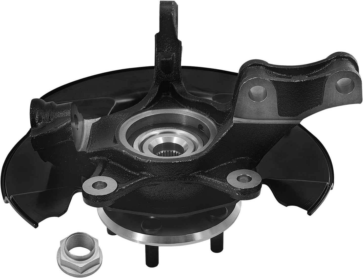 AUCT 23150 - $188 Front Left Steering Knuckle Fit for Honda Ridgeline 3.5L 2006-2014