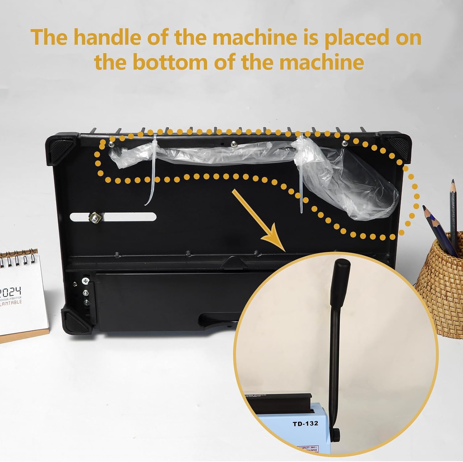 AUCT 22964 - $111 RAYSON TD-132 3:1 Wire Binding Machine, 12-Sheet Punch, 120-Sheet Capacity - Image 4