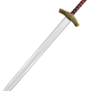 AUCT 23243 - quescu King Arthur Toy Sword,35.8" Medieval Longsword,Plastics Sword,Medieval Knight Costu