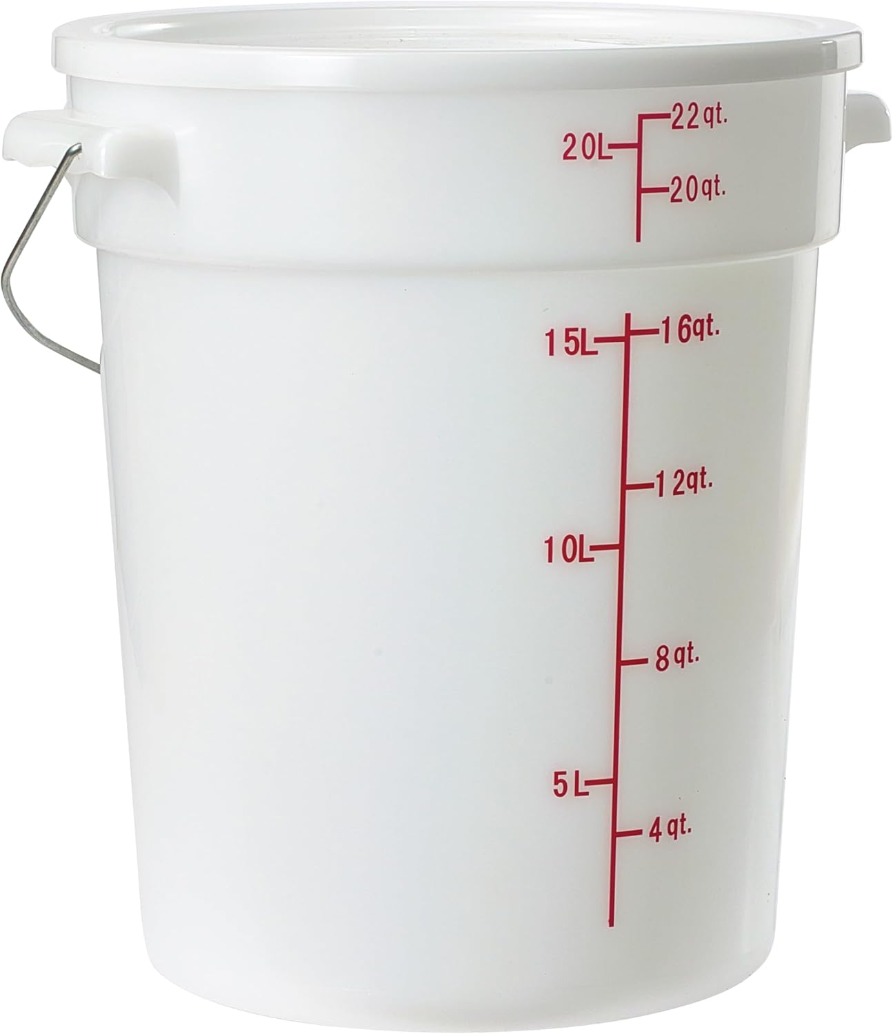 AUCT 23225 - Winco 6 Gallon White Plastic Beverage Dispenser - Image 3