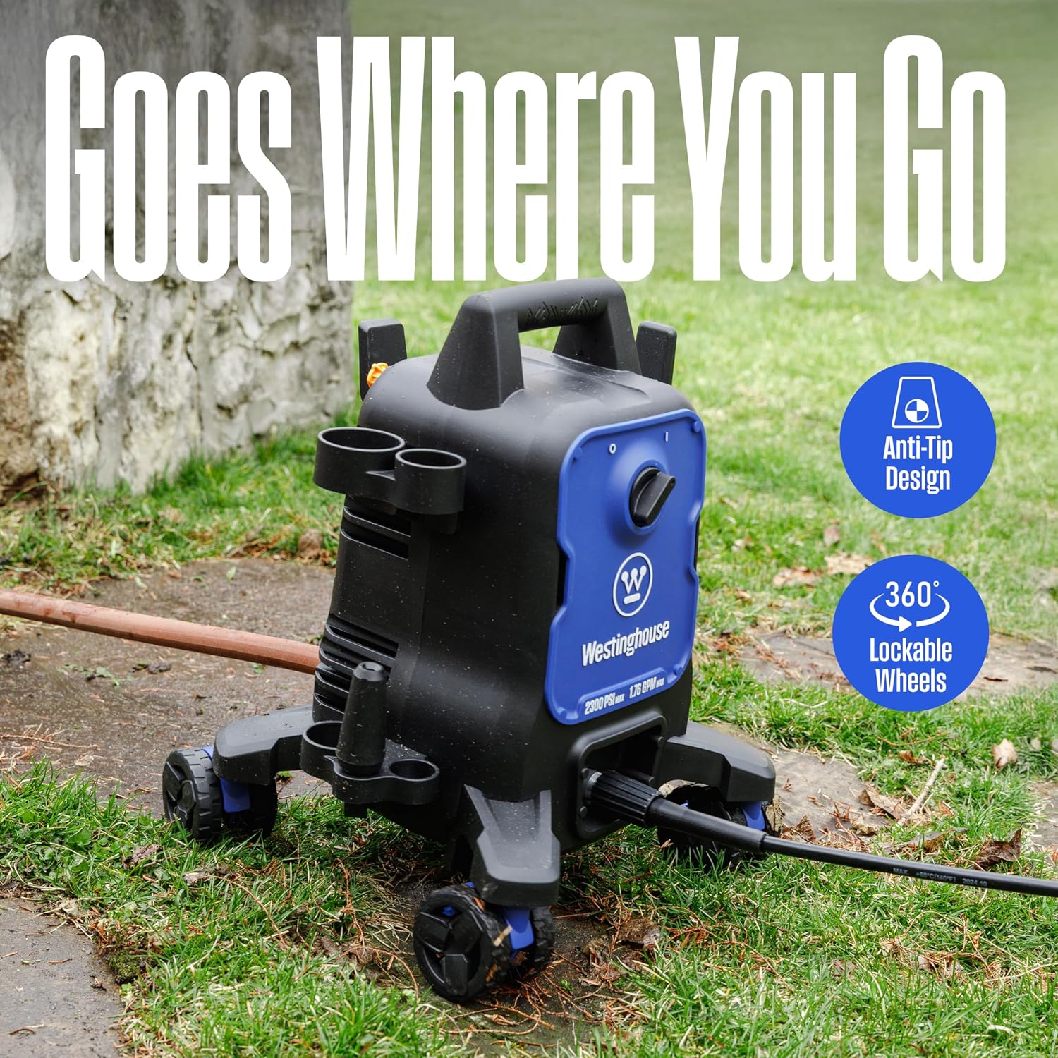 AUCT 24899 - $145 Westinghouse ePX3100 Electric Pressure Washer, 2300 Max PSI 1.76 Max GPM with Anti-Ti - Image 3