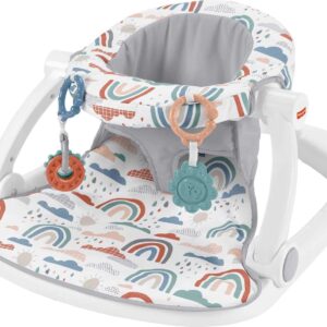 AUCT 23064 - Fisher-PriceSit-Me-Up Floor Seat, Rainbow Showers