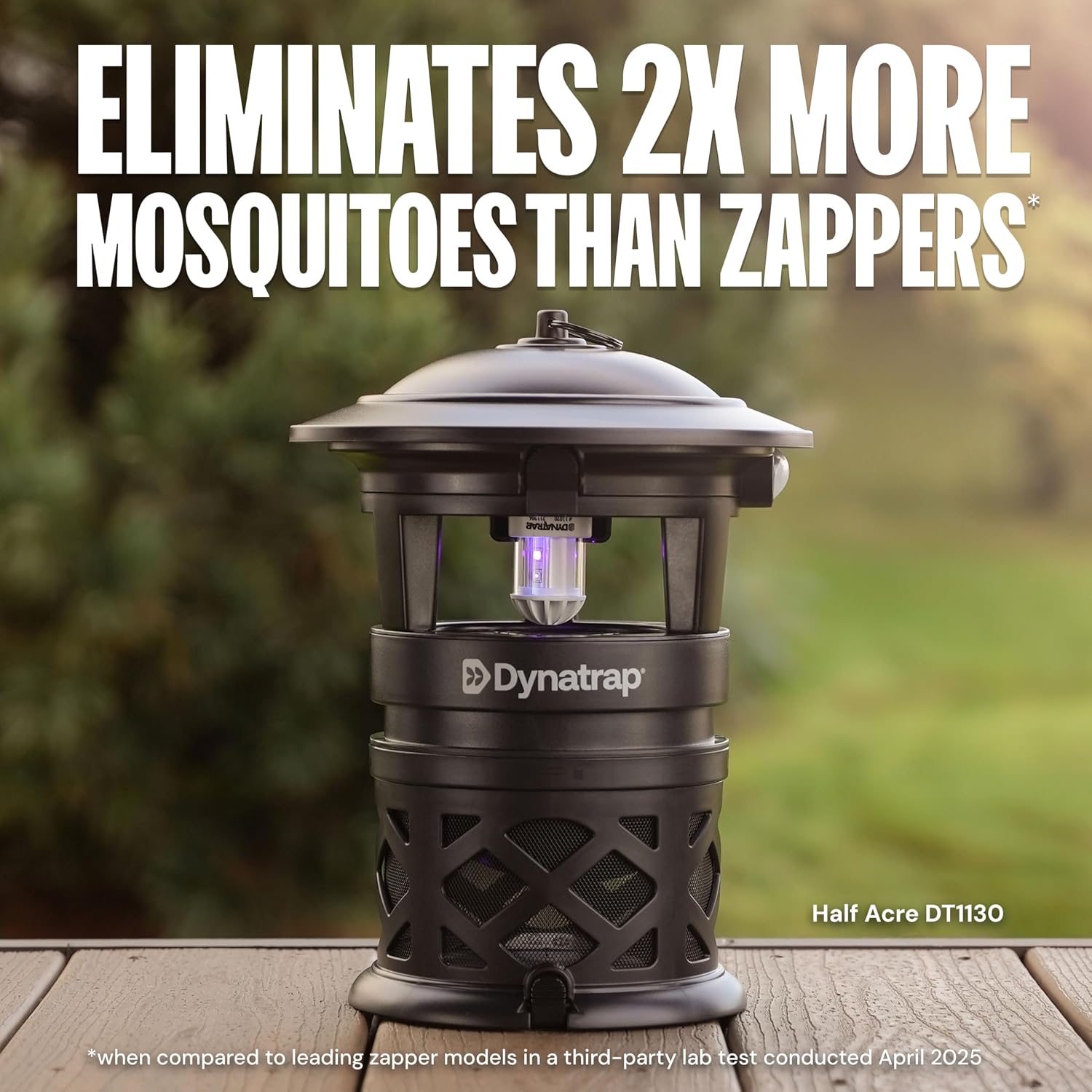 AUCT 23187 - $73 Dynatrap DT1130SR 1/2 Acre Mosquito & Flying Insect Outdoor Trap and Killer Kills Mo - Image 3