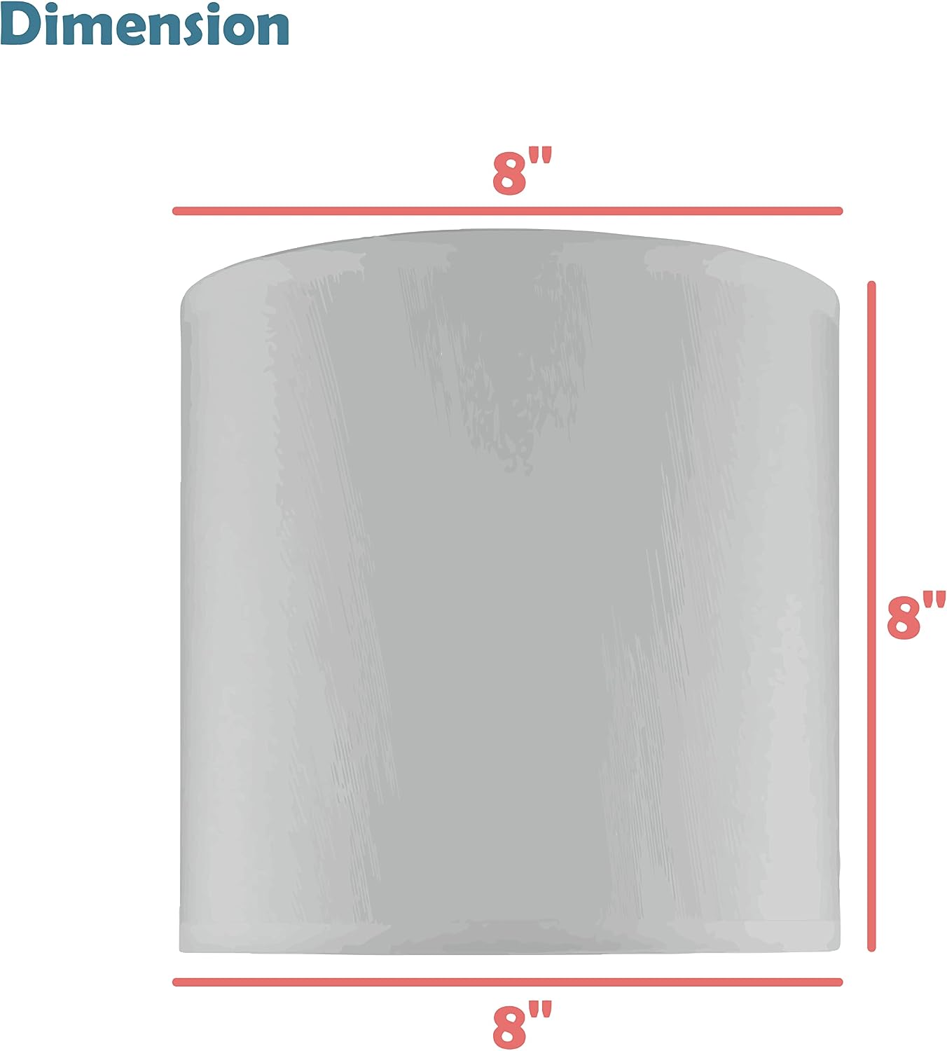 AUCT 22982 - Aspen Creative 31009A Transitional Drum (Cylinder) Shaped Spider Construction Lamp Shade i - Image 3