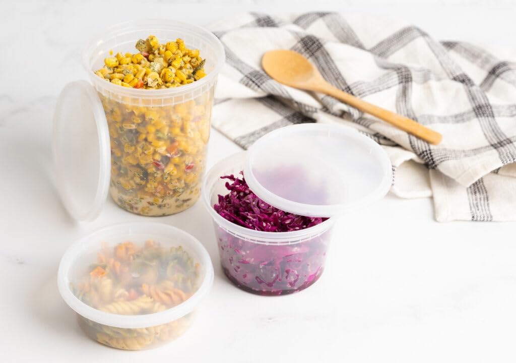AUCT 24771 - $359 Deli Container Lids - 168 oz, Plastic - Case of 100 - For Deli Containers, Transport - Image 3