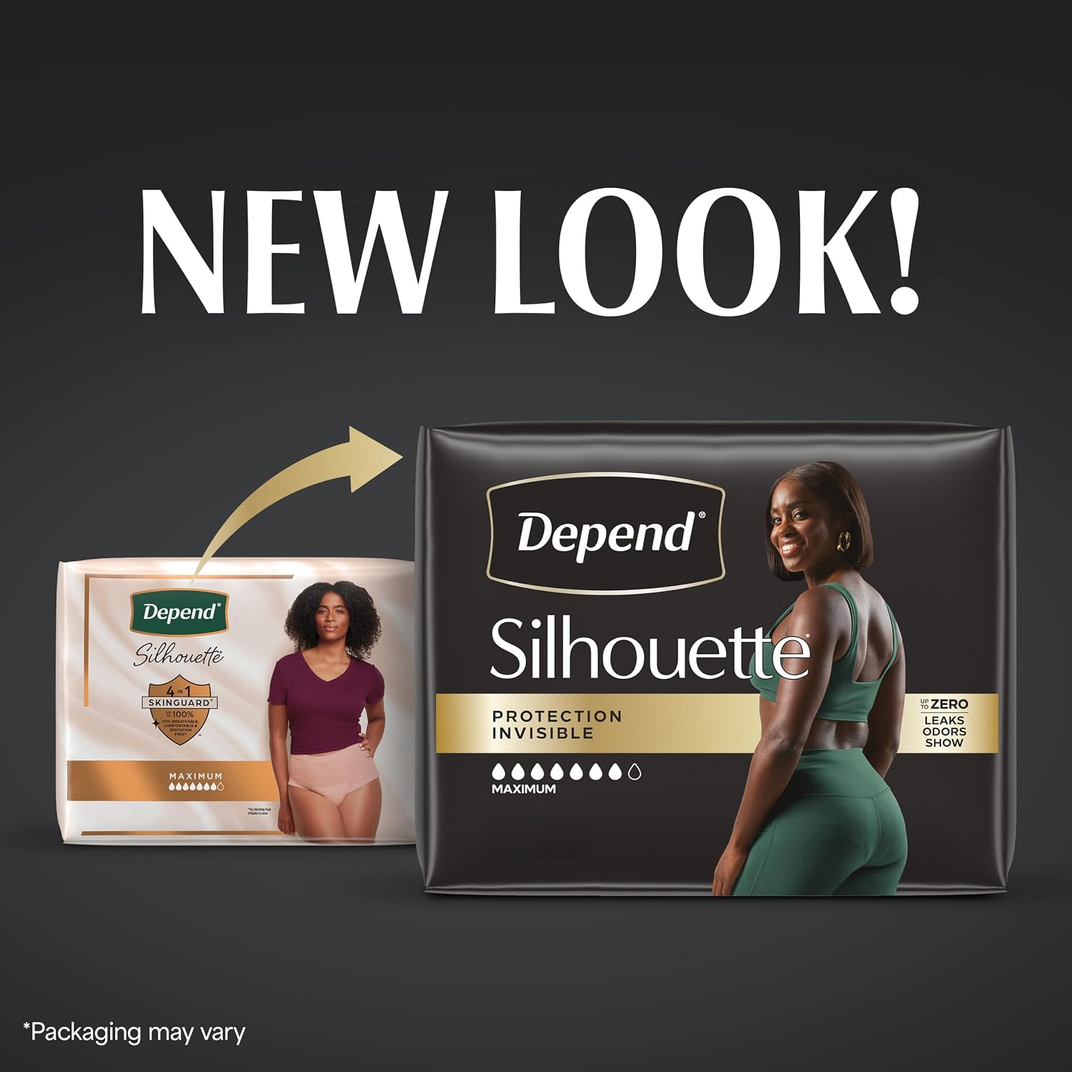 AUCT 24985 - $88 Depend Silhouette Adult Diapers, Incontinence & Postpartum Bladder Leak Underwear for - Image 3