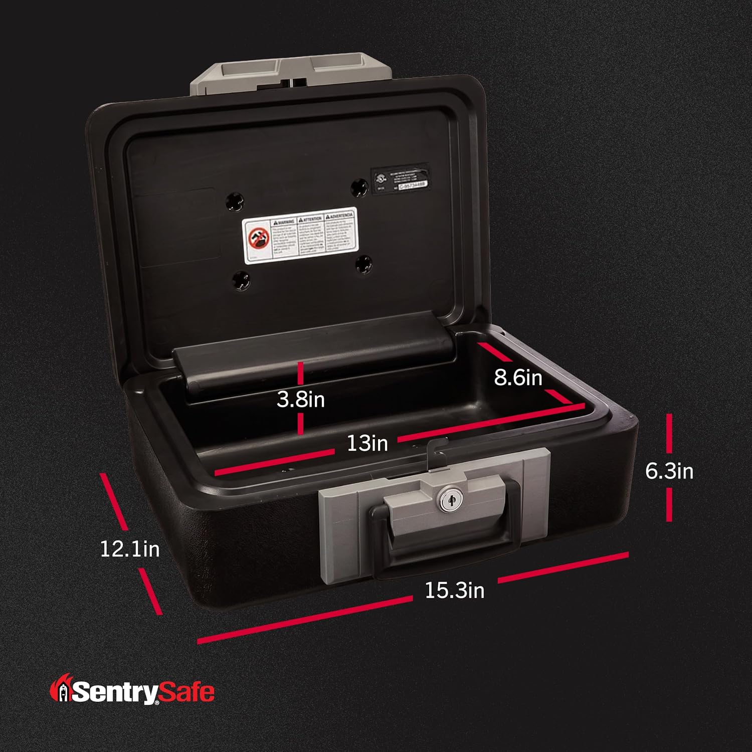 Fireproof Key Storage AUCT 23419 – SentrySafe Fireproof Safe Box with Key Lock, Chest Safe ...