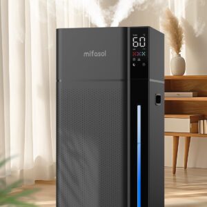 AUCT 24924 - $99 Mifasol Humidifier Large Room, 5.3Gal/20L Cool Mist Humidifiers for Home 1500 sq ft, D