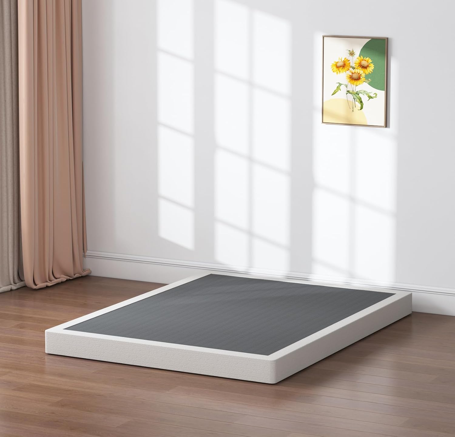 AUCT 22917 - $87 Box Spring Full 5 Inch Low Profile Mattress Foundation with Fabric Cover