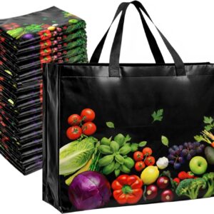 AUCT 24812 - $80 Simply Cool 100 Pack Reusable Grocery Bags, Large Tote Bags Bulk, Black