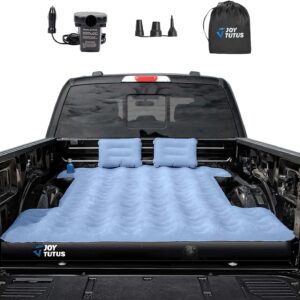 AUCT 24784 - $59 JOYTUTUS 6.4-6.7Ft Truck Bed Air Mattress with Built-in Cup Holder,Thickened Inflatabl