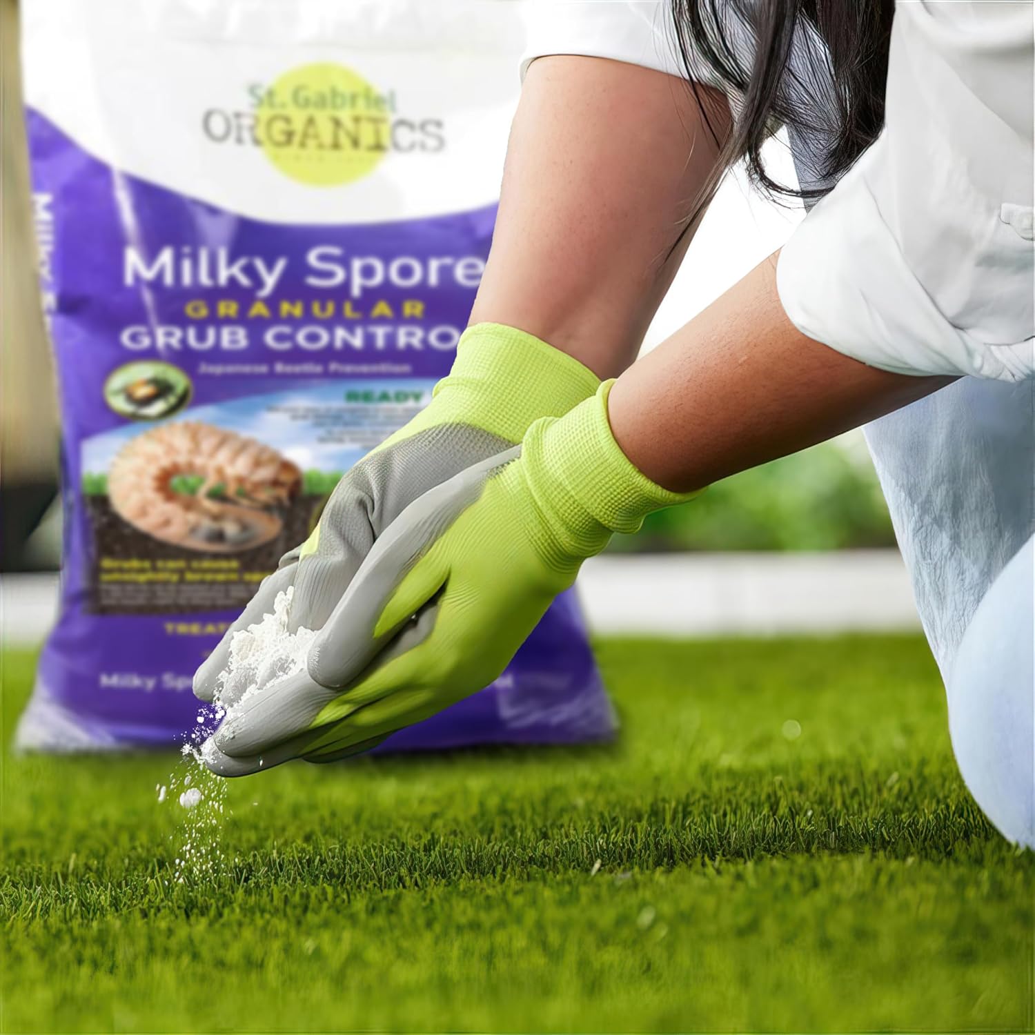 AUCT 24863 - $59 St. Gabriel Organics Milky Spore Granular Grub Control, 15lb - Image 4