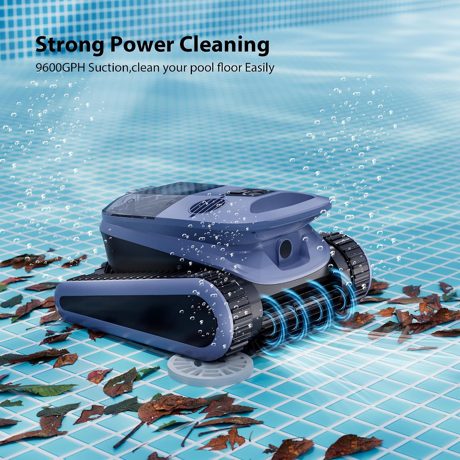 AUCT 24866 - $400 Sat40 Sonar Navigation Pool Vacuum for Inground Above Ground Pools, Climb Stairs Pool - Image 2