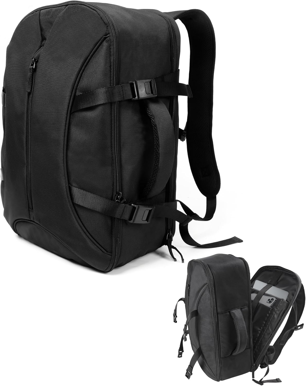 AUCT 24778 - $60 TSA-Friendly Travel Backpack with Laptop Compartment, 30L Carry-On Backpack for Men &