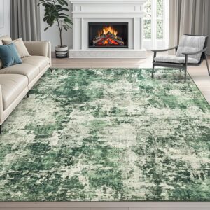 AUCT 23004 - $76 Rugs for Bedroom 8X10 Washable Foldable Non Slip Living Room Area Rug Under Dining Tab