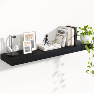 AUCT 22973 - $70 Heimlove Floating Shelves 47.2" W x 10.3" D Black Set of 1