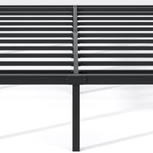 AUCT 23097 - $53 NEW JETO Metal Bed Frame,Full Size Bed Frame with Storage Space,18 Inch