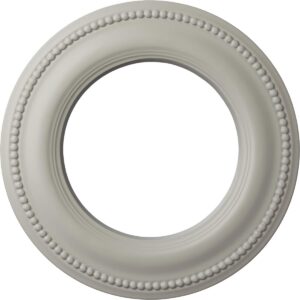 AUCT 24763 - $93 Ekena Millwork CM13BRPCF 13"OD X 7 1/2"ID X 3/4"P Bradford Classic Ceiling Medallion F