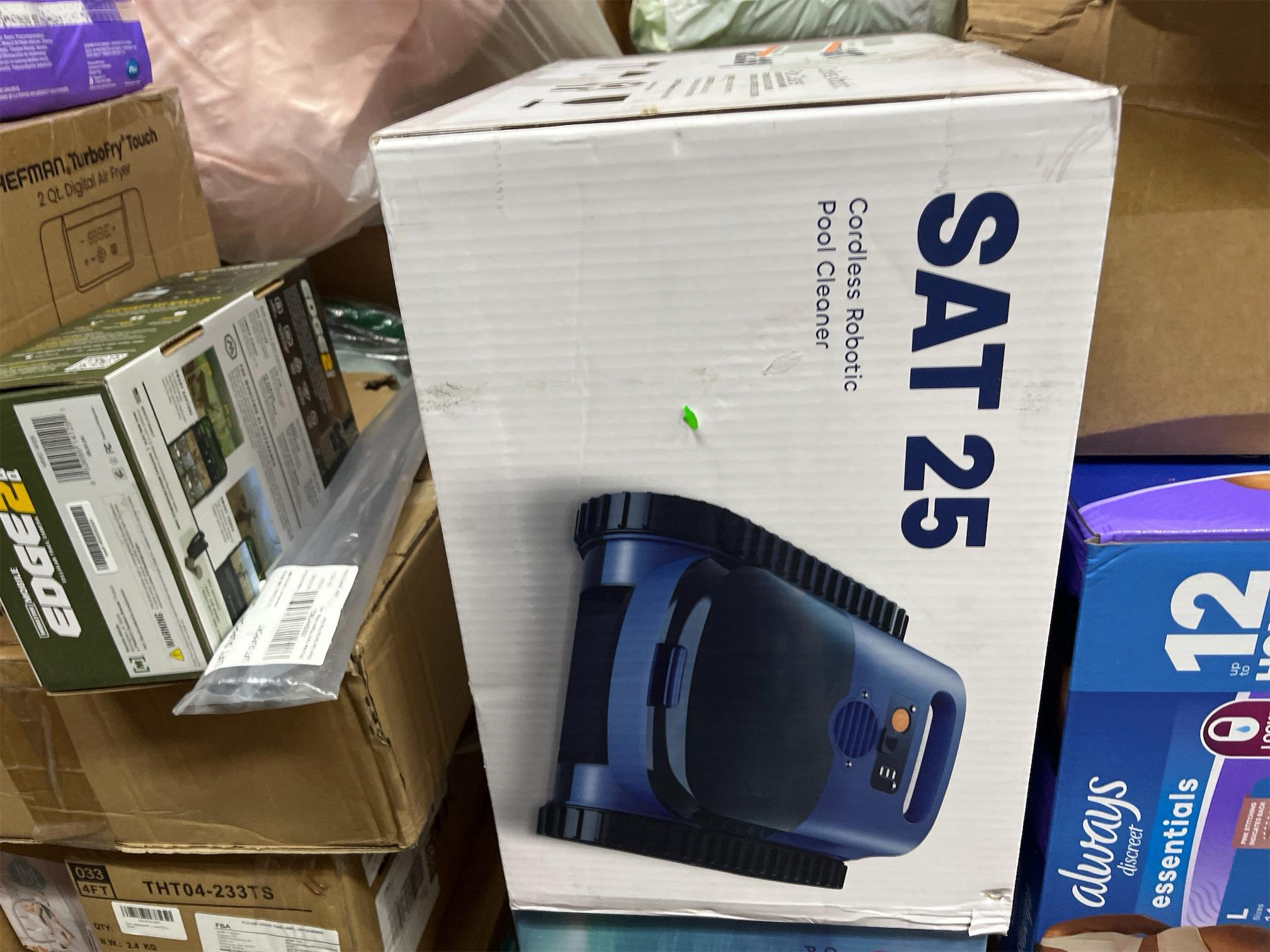 AUCT 24801 - $270 Pool Vacuum for Inground Pool, Cordless Pool Cleaner Robot with Smart Navigation, Sel - Image 5