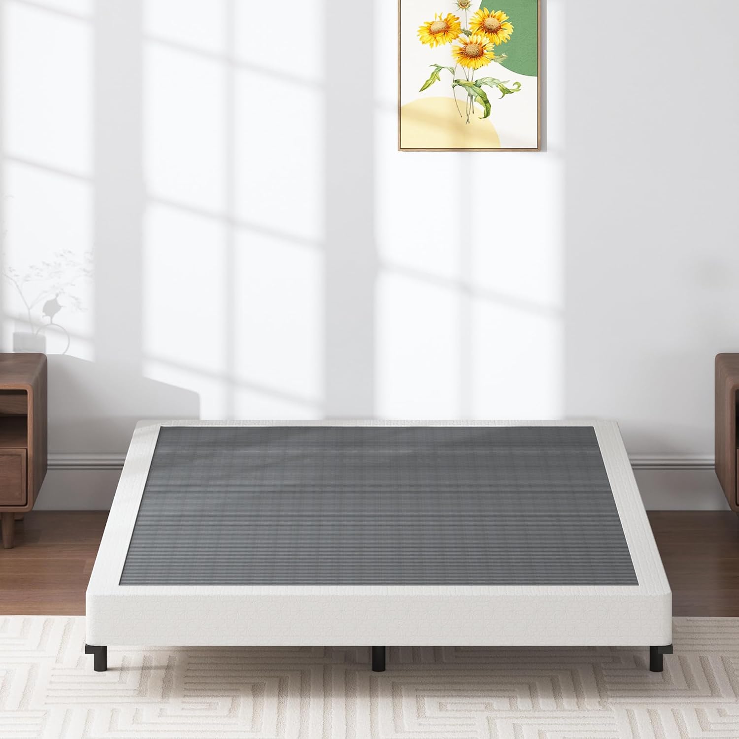 AUCT 22917 - $87 Box Spring Full 5 Inch Low Profile Mattress Foundation with Fabric Cover - Image 4