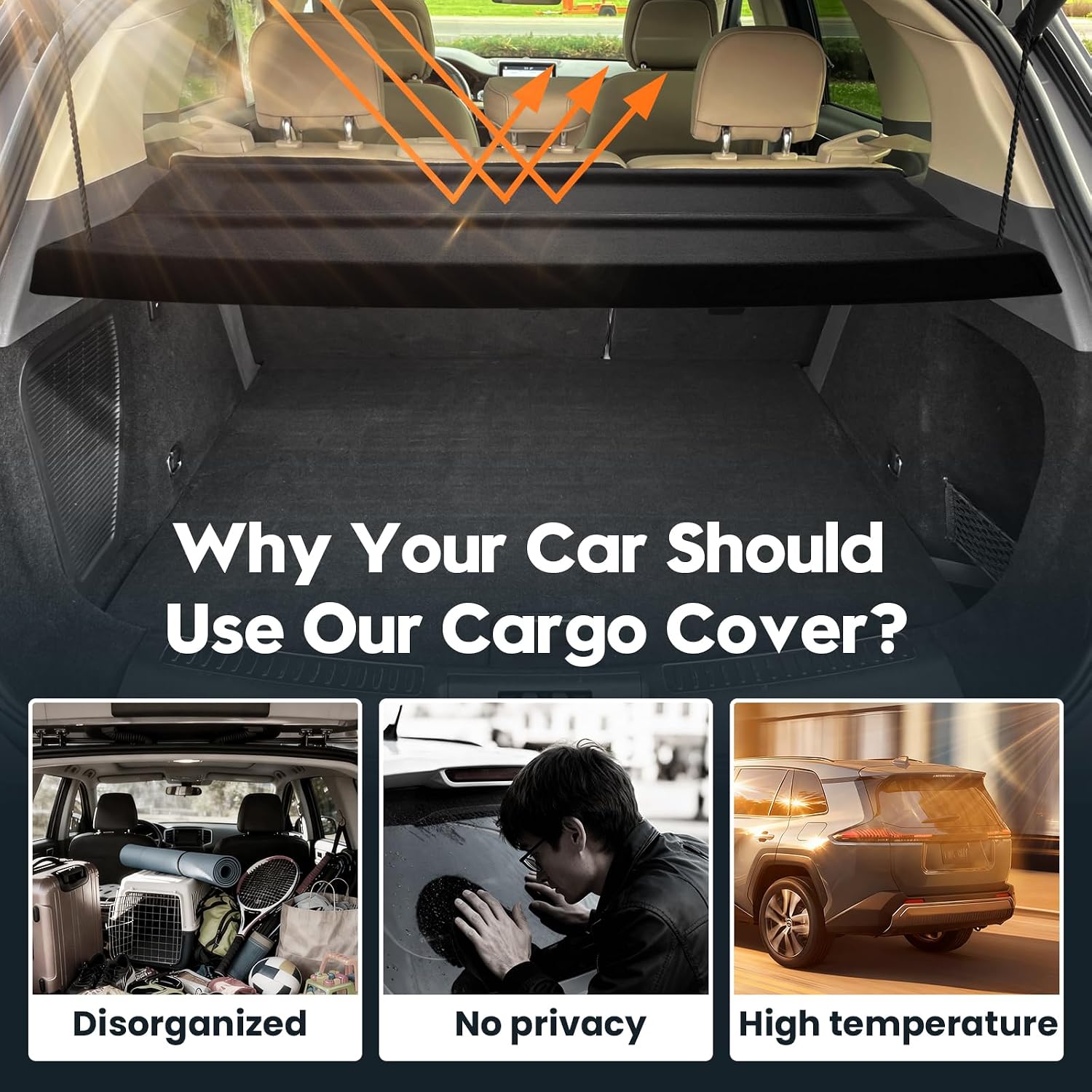 AUCT 22948 - $105 Powerty Cargo Cover for 2020-2024 Lincoln Corsair Accessories - Image 3