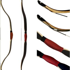 AUCT 22903 - $120 AF Archery 50" Turkish Recurve Bow Traditional Laminated Horse Bow 20-50lbs