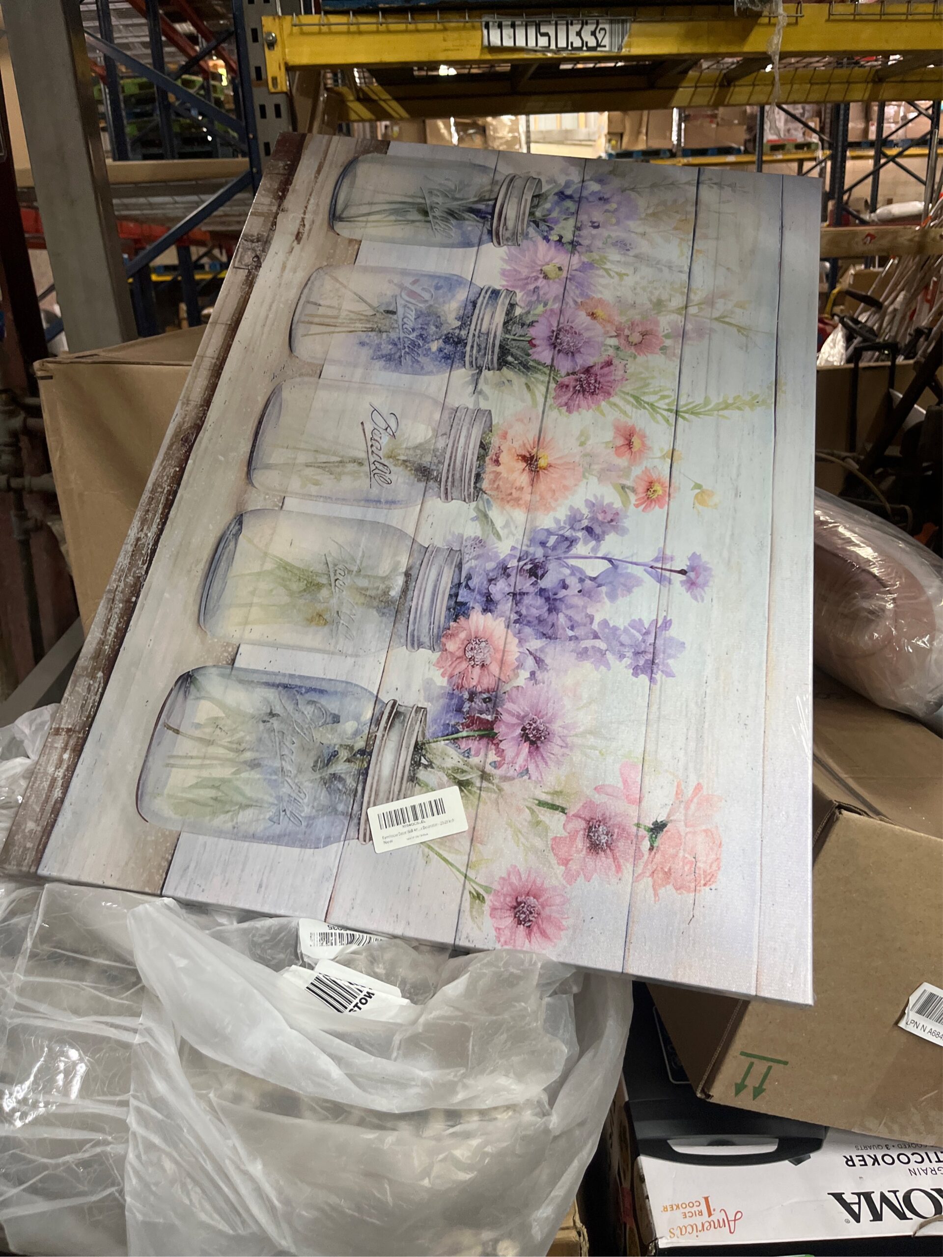 AUCT 23249 - Farmhouse Decor Wall Art Purple Pink Flowers Painting Prints Watercolor Floral Plants Pict - Image 5