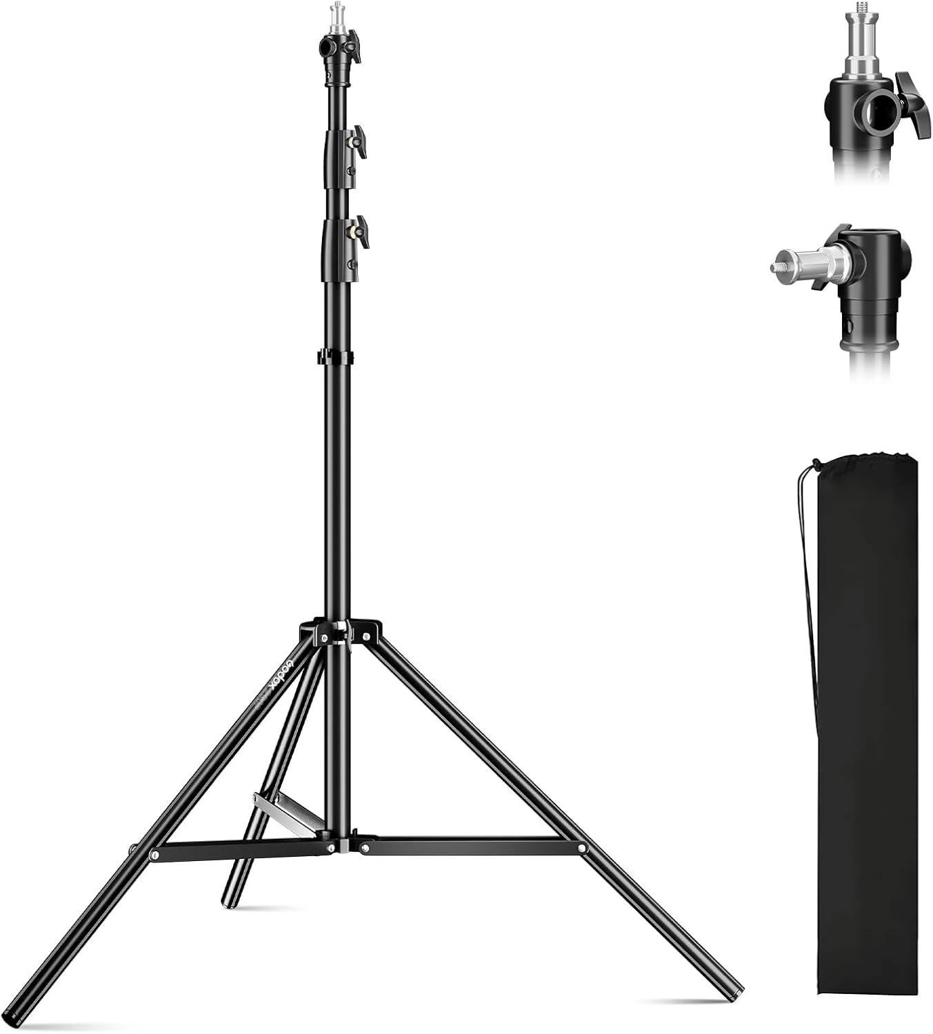 AUCT 23100 - $70 Godox Light Stand 112in/9.3' Photography Heavy Duty Light Stand