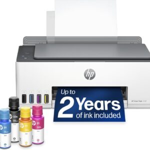 AUCT 23132 - $180 HP Smart Tank 5101 Wireless All-in-One Refillable Printer, Scanner, Copier with 2 Yea