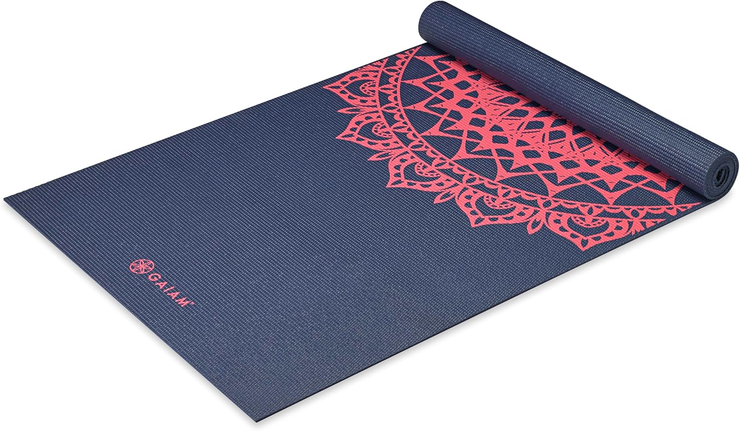 AUCT 22747 - Gaiam Yoga Mat Classic Print, 4mm Non-Slip Mat