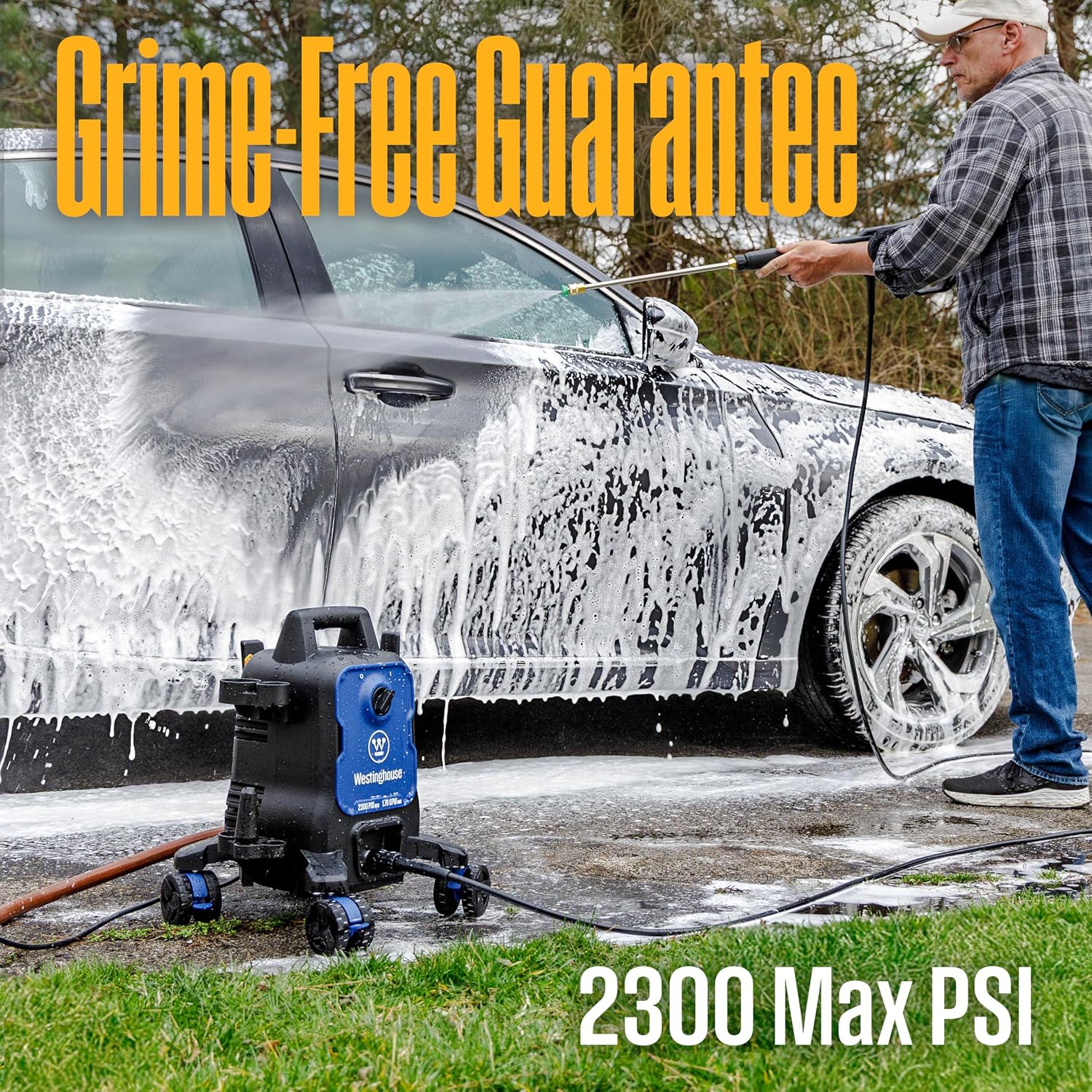 AUCT 24899 - $145 Westinghouse ePX3100 Electric Pressure Washer, 2300 Max PSI 1.76 Max GPM with Anti-Ti - Image 2