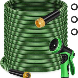 AUCT 23123 - Garden Hose 100FT Non-Expandable Water Hose Flexible Kink-Free Lightweight Leak-Proof Stur