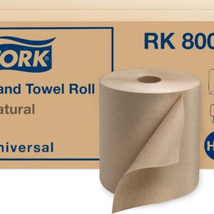 AUCT 24847 - Tork Natural Paper Hand Towel Roll H21, 6 Rolls x 800 Ft, RK8002