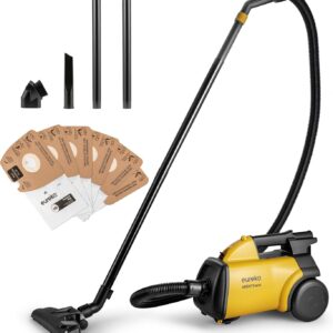 AUCT 23270 - $83 Eureka 3670M Canister Cleaner, Lightweight Powerful Vacuum for Carpets and Hard Floors