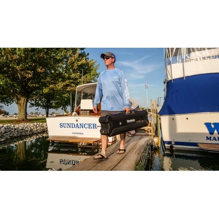 AUCT 24830 - $62 Flambeau Outdoors, 4455BB Rod Bunk Box, Portable Fishing Rod Storage, Black, 40 inches - Image 2