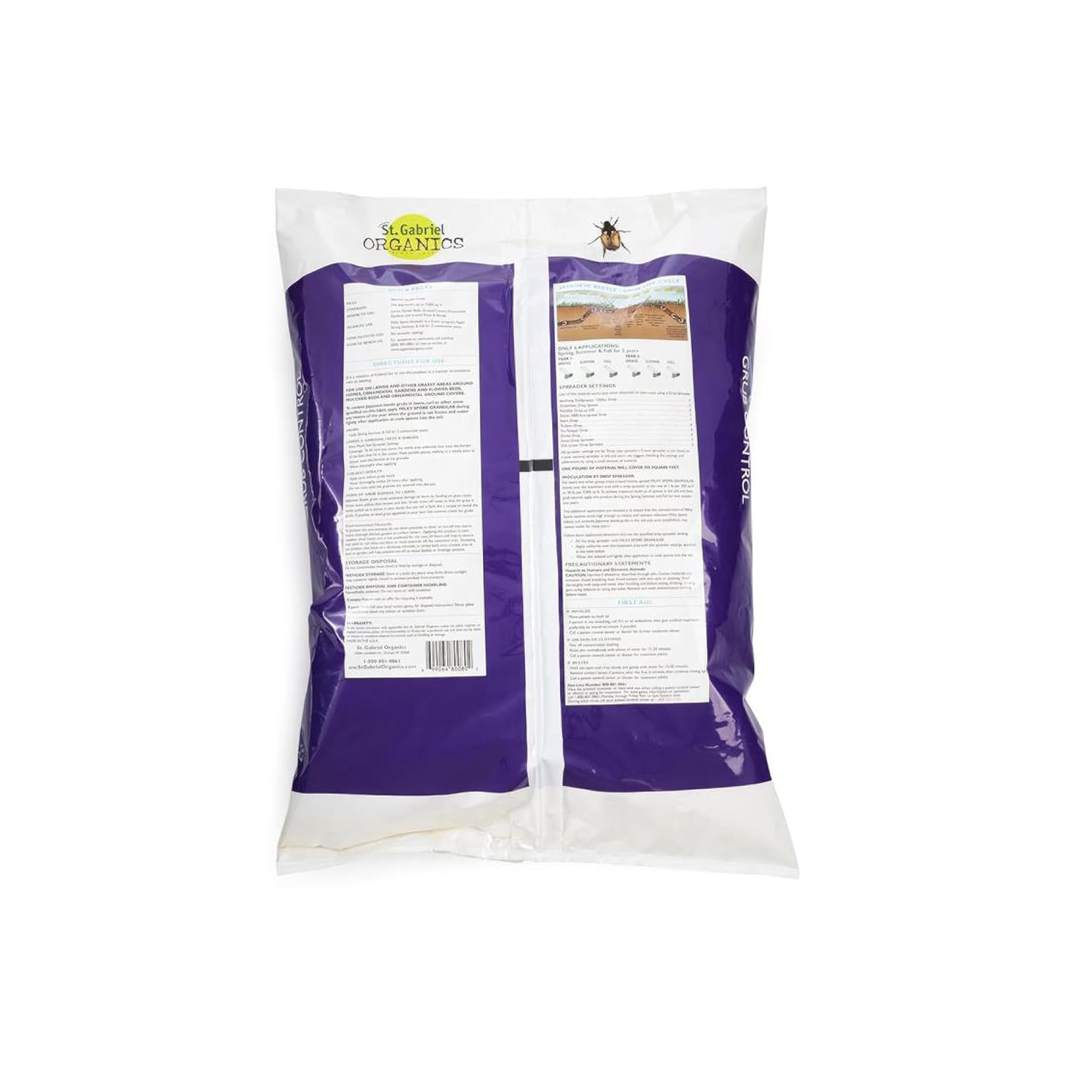 AUCT 24863 - $59 St. Gabriel Organics Milky Spore Granular Grub Control, 15lb - Image 2