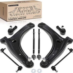 AUCT 23013 - $101 A-Premium 8Pcs Front Suspension Kit, Front Lower Control Arm, Sway Bar Link