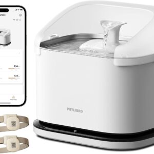 AUCT 23168 - $70 PETLIBRO Cats Water Fountain for Multi Cats, Cat Fountain with RFID Recognition Each P